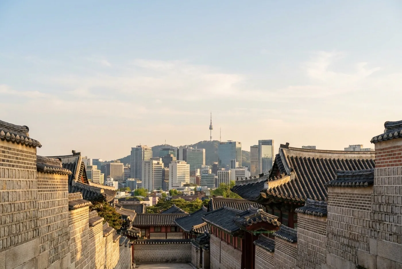 Illustration of Seoul